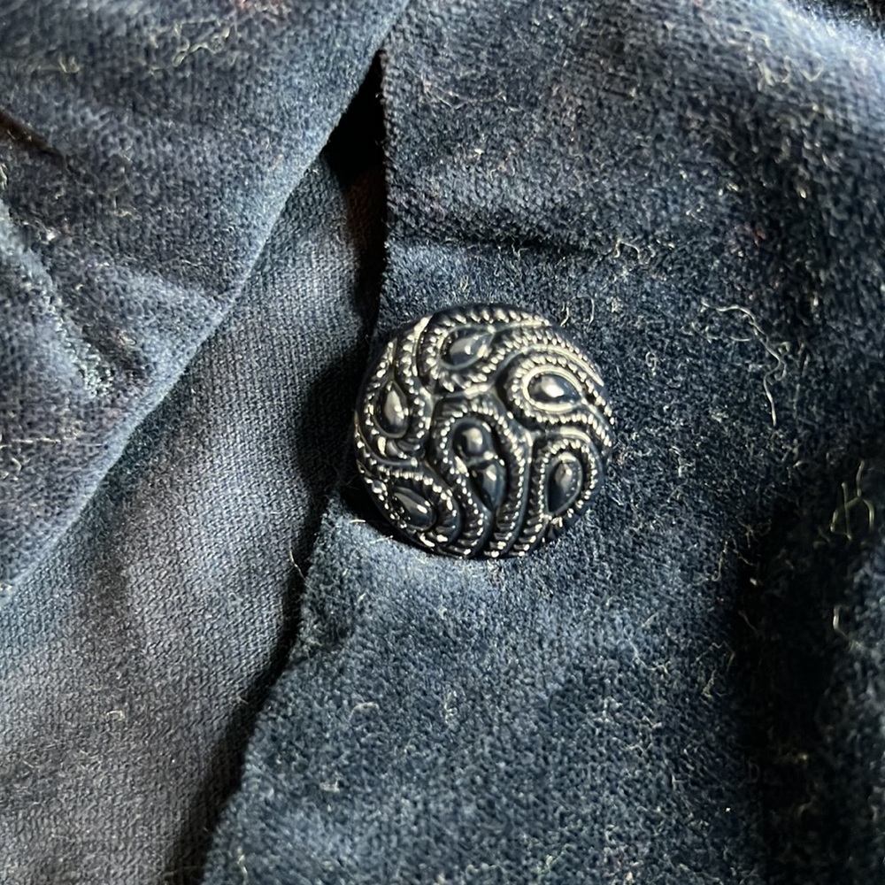 Navy Blue Short Sleeved Blazer/Jacket - Picture 4 of 5
